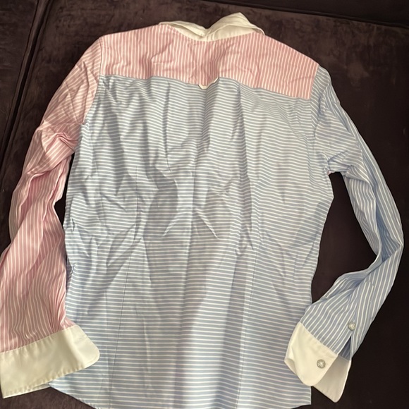 Brooks brothers red fleece color block shirt - Picture 4 of 4